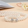 ceinture de taille élégante en perles pour femmes, boucle élastique, chaîne de perles, robe pour filles, sangle en cristal, accessoires créatifs pour dames