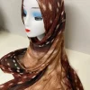 mode imprimé animal hijab écharpe modal longue foulard large bord bandana enveloppes châle fête