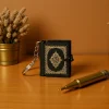 porte clés musulman, mini arche islamique, livres coran, papier véritable, peut lire le sac, pendentif, bijoux religieux, cadeau, ornement souvenir
