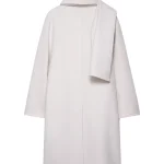 Chic écharpe un bouton femmes pardessus en laine élégant à manches longues surdimensionné femme manteau 2025 automne hiver mode dame vêtements d&rsquo;extérieur