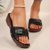 sandales femme mode sandales à talons pour chaussures d'été femmes pantoufles chaussures d'été femme bloc talons sandalias de mujer