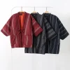 Hanten – Kimono traditionnel japonais pour femmes, Yukata, haut pour homme, vêtements de Style folklorique, pyjama, hiver