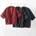 Hanten – Kimono traditionnel japonais pour femmes, Yukata, haut pour homme, vêtements de Style folklorique, pyjama, hiver