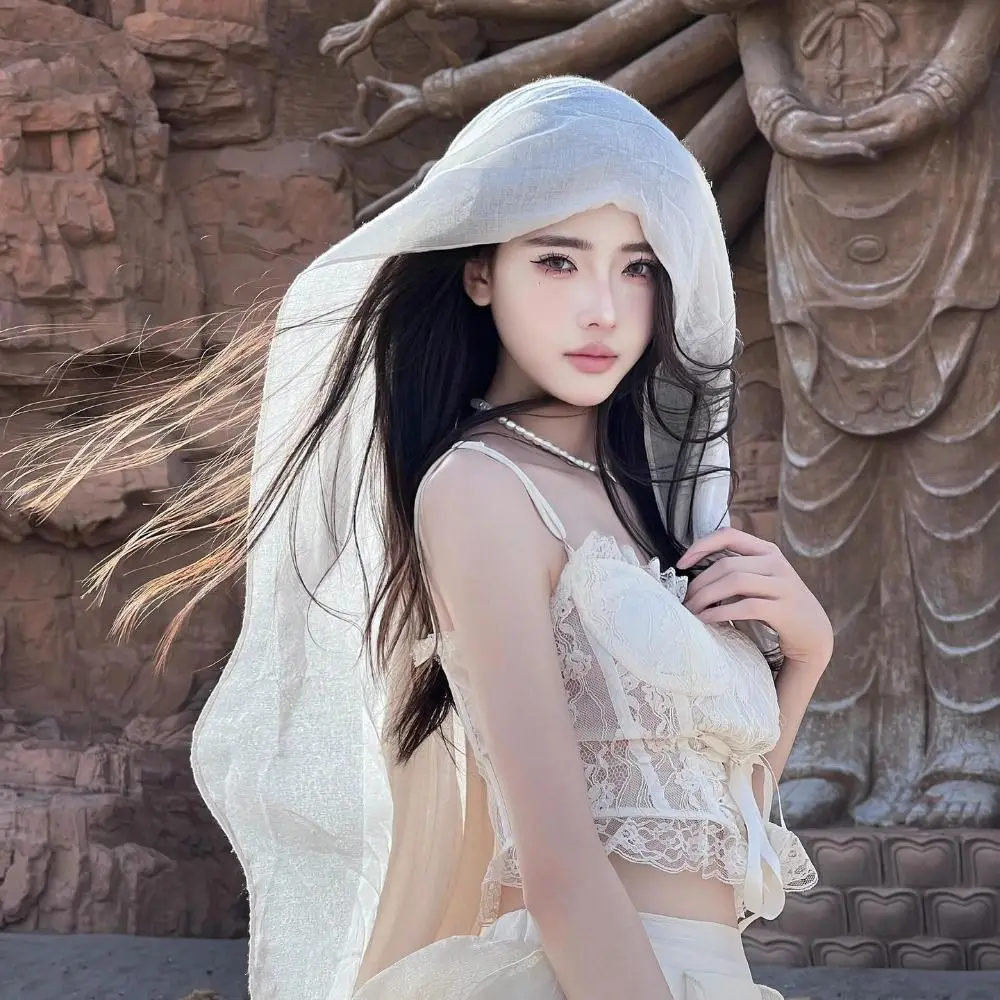 Mode bohème foulard en soie châles Style coréen foulard maille cou foulards Transparent crème solaire Hijab enveloppes mariage Mode bohème foulard en soie châles Style coréen foulard maille cou foulards Transparent crème solaire Hijab enveloppes mariage