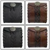 sac banane rétro punk médiéval pour homme, sacs steampunk, cuir pu, porte monnaie, ceinture suspendue, sac de taille, carré, hanche, ceinture, accessoire de cosplay