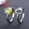 Matériau en argent 925, réglage de bague de style simple, adapté à l&rsquo;artisanat des pierres à fond plat, design minimaliste pour femmes