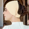 turban intérieur en coton doux pour femmes musulmanes, bonnet, sous écharpe islamique, bandeau de sauna, bonnet tubulaire, bande, casquette hijab, nouveau