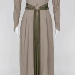 Ceinture de style corde longue Renaissance, avec croix Troll, sorcière médiévale, corde païenne, chaîne de taille, accessoire de Costume pour robe