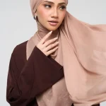 Rayonne coton Modal Hijab avec capuchon intérieur 2 pièces ensemble Hijabs pour femmes plaine écharpe châles grande taille foulard islamique Turban Ramadan