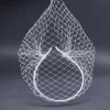 jm19 voile de mariée cage à oiseaux fard à joues voile court russe tulle cage voile visage voiles fascinateur accessoires de mariage pour la mariée