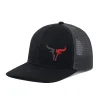 casquette de baseball respirante et réglable avec imprimé tête de taureau – chapeau de soleil léger pour les sports de plein air, design en maille, parfait pour un usage décontracté
