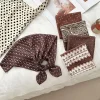 foulard carré en soie imprimé rétro pour femmes, châle assorti avec tout, à la mode, accessoires pour femmes, cadeaux, 55x55