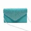 pochette enveloppe scintillante brillante pour femme, sac à main de mariage, sac quebag, élégant et à la mode, fête
