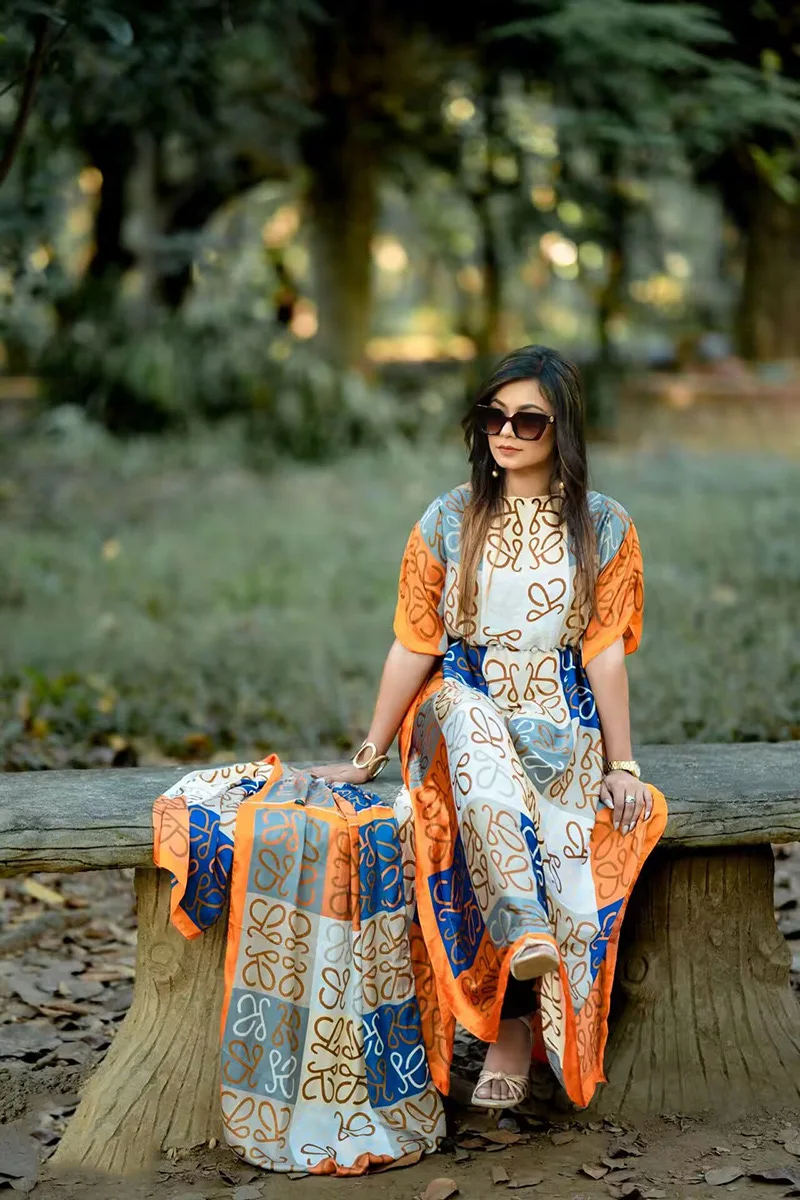 abaya robe musulmane africaine traditionnelle imprimée, caftan, robes de fête d'anniversaire, boubou, vêtements africains, mode, 2024