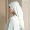 maillot modal premium hijab instantané musulman sous écharpe casquettes coton extensible turban casquette islamique sous écharpe bonnet foulard bandeau