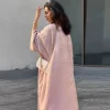 abaya robe kimono de luxe pour femmes musulmanes, manteau ouvert eid, dubaï, chauve souris, robes modestes, vêtements islamiques, kebaya, 2024
