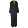 abayas imprimé style ethnique musulman, grande taille, robes de dubaï pour femmes 4xl 5xl, manches longues, ample, décontractée, mode ramadan