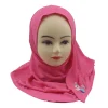 Écharpe de sauna hijab islamique pour filles, turban arabe, bonnet amira, châles pour enfants, accessoires pour enfants, une pièce, 2 6 ans