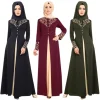 Robe musulmane femmes mode Abaya dubaï Appliques turquie femmes élégantes longue