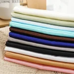 Matériel de doublure de robe en tissu satiné de qualité supérieure, 26 couleurs, pour décoration de mariage, vêtements de bricolage, Textile doux pour l&rsquo;artisanat de couture, coupe au mètre