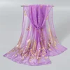 Écharpe bronzante paon 170cm x 60cm, châle élégant et fin et respirant pour femmes, protection solaire coupe vent, serviette de plage de voyage