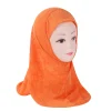hijab amira pour petites filles, belles couleurs vives, écharpe islamique, couvre chef, côtes pour enfants de 2 à 5 ans, h363