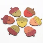 Boutons en bois de pomme de pin Vintage, 20 pièces, vêtements pour enfants, couture décorative, embellissement, accessoires de couture, fournitures de bricolage