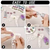 boutons en strass pour épingles à cheveux, 10 pièces, perles scintillantes, fleur décorative, artisanat de bricolage, accessoires de couture pour vêtements