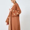 moyen orient élégant abaya femmes musulmanes à manches longues broderie ample abayas islamique maxi robes caftans arabes jilbabs