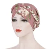 tressage hijabs pour femmes croix front imprimé fleuri femme musulmane turban pour fête élégant islamique bandeau élastique hijab bonnets