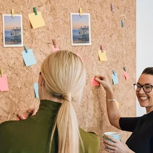 Punaises Pastel avec Clips en bois, 50 pièces, punaises colorées pour salle de classe, bureau, tableaux d&rsquo;affichage à domicile | Punaises vibrantes