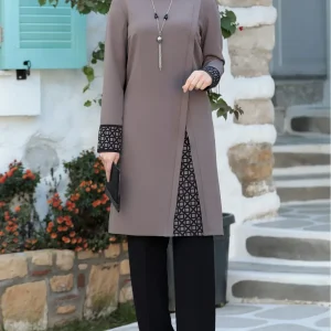Ensemble deux pièces pour femmes arabes du moyen-orient, nouveau Style, Abaya de dubaï, vêtements musulmans, tenues à la mode pour dames d&rsquo;asie du sud-est