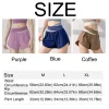 short de sport respirant 2 en 1 pour femmes, doublure intérieure, short d'entraînement taille haute, poches latérales pour téléphone, ceinture élastique