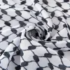 137*137cm adulte hommes arabe foulard coton keffiyeh arabe écharpe jacquard musulman hijab arabe costume accessoires