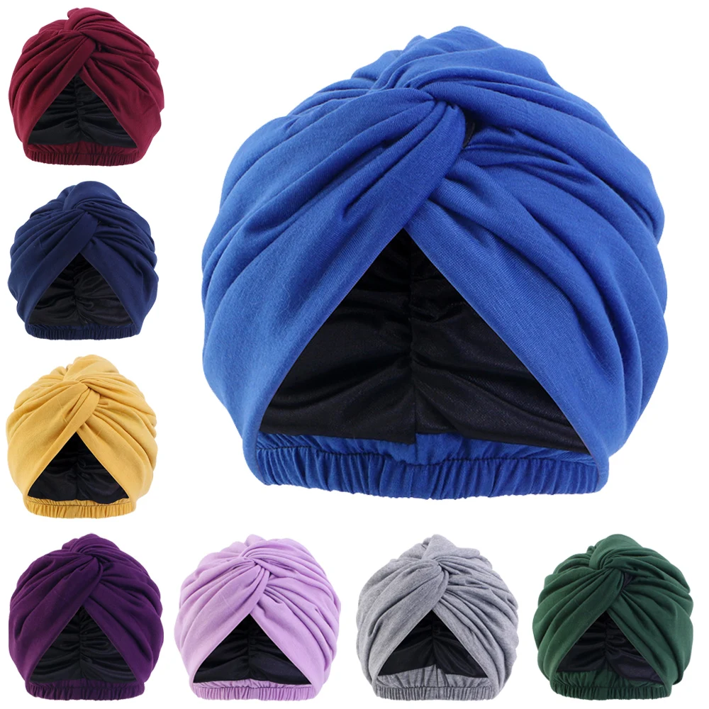 Maillot musulman Hijab Turban casquette front croix couleur unie Turbante chapeau islamique chapeaux inde Bonnet pour femmes intérieur Hijab casquettes Maillot musulman Hijab Turban casquette front croix couleur unie Turbante chapeau islamique chapeaux inde Bonnet pour femmes intérieur Hijab casquettes