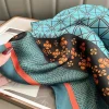 design satin soie châle hijab écharpe femmes mode été crème solaire plage étole enveloppes bufanda femme foulard echarpe nouveau