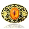 accessoires pour jeans avec boucle de ceinture scorpion animal à motif floral en alliage d'or