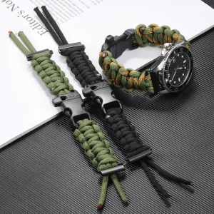 Bracelet de sport en nylon doux et confortable pour homme et femme, sangles tressées, ceinture de remplacement universelle, 20mm, 22mm