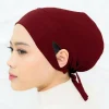 mode foulard sous capuchon avec trou d'oreille femmes hijabs bandana femmes hijab casquettes de couverture couverture complète islamique sous écharpe femmes