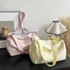 fourre tout d'anniversaire élégant : unisexe, couleur unie ; sac à bandoulière polyvalent, parfait pour le fitness et les voyages ; design léger.