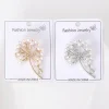 broches de pissenlit en strass pour femmes, broches de plantes en perles, sac à dos de fête de banquet, cadeaux, accessoires de bijoux