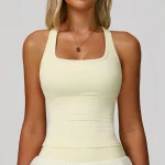 Haut de gymnastique sous-vêtements de Sport gilet de Yoga débardeur de Fitness pour femmes beau soutien-gorge dos ouvert course entraînement licou soutien-gorge de Sport extensible