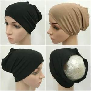 Mode Modal coton coton musulman intérieur Hijab Tube casquettes islamique sous-écharpe chapeaux 39 couleurs sont disponibles