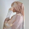 nouvelle aquarelle modal hijab écharpe numérique imprimé mode musulmane coton hijiab femmes écharpe turbante feminino africano islam cadeaux