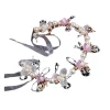 bandeau élégant pour filles, imitation de perles, coiffure pour bébés filles, couronne de fleurs, guirlande de mariée, cerceau de tête, bandeaux de mariage