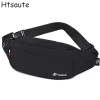 Homme femme taille étanche Fanny Pack pour hommes femmes sac ceinture fesses hanche ventre épaule bandoulière bandoulière côté sac à main kangourou