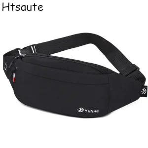 Homme femme taille étanche Fanny Pack pour hommes femmes sac ceinture fesses hanche ventre épaule bandoulière bandoulière côté sac à main kangourou
