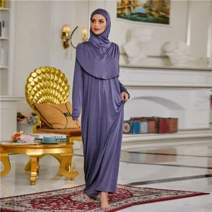 Vêtement de prière pour femmes Ramadan musulman Abaya caftan femmes Jilbab avec Hijab Abayat Islam Robe modeste Robe vêtements arabes islamiques Vêtement de prière pour femmes Ramadan musulman Abaya caftan femmes Jilbab avec Hijab Abayat Islam Robe modeste Robe vêtements arabes islamiques