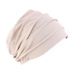 Foulard en coton doux et chaud de couleur unie, Turban à la mode, bonnet de chimiothérapie pour femmes, Hijabs musulmans