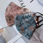 Masque respirant en dentelle pour le visage, voile, protection UV, exquis, masque pare-soleil, écharpe anti-poussière, masque anti-soleil